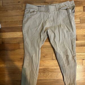 Womens Equestrian Riding Tan Pants